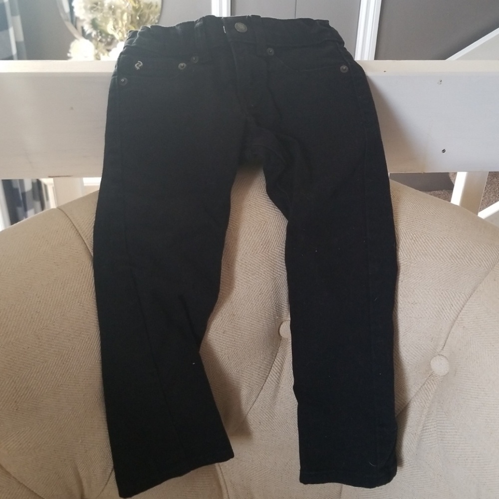 Levi's Denizen 216 Skinny Fit Black Jeans